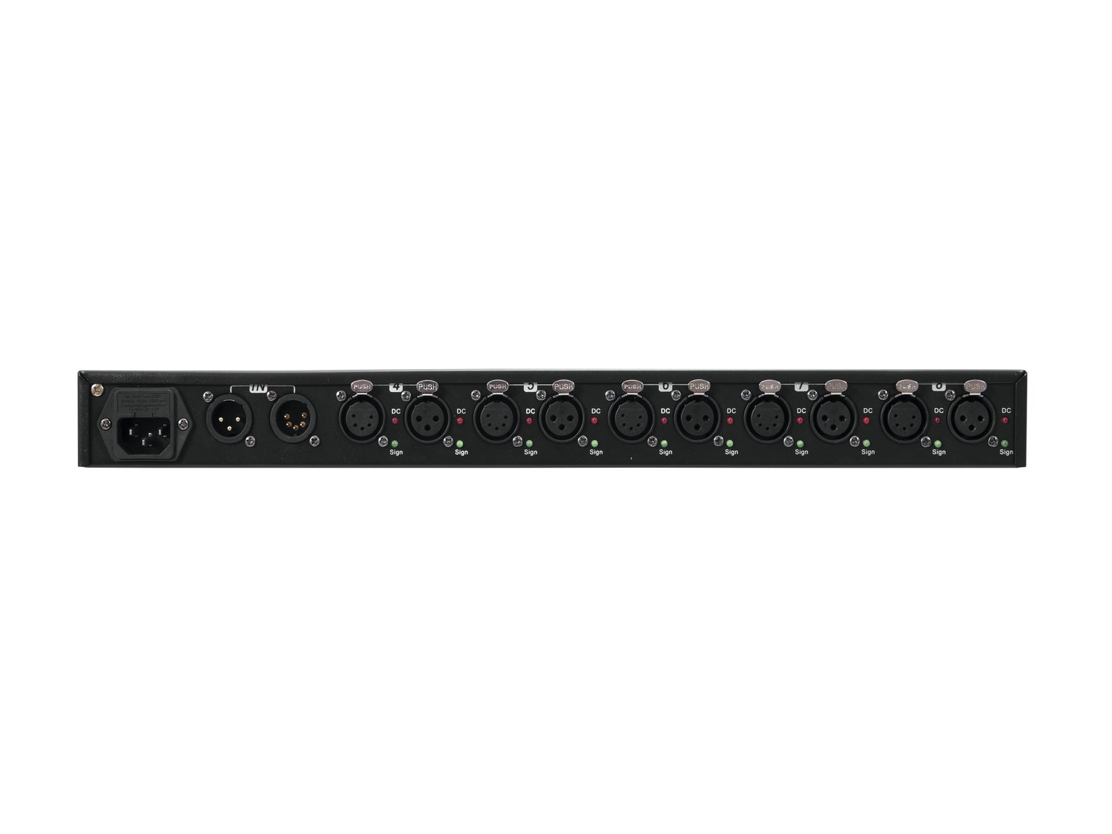 EUROLITE DMX Split 8X Splitter EUROLITE DMX Split 8X Splitter