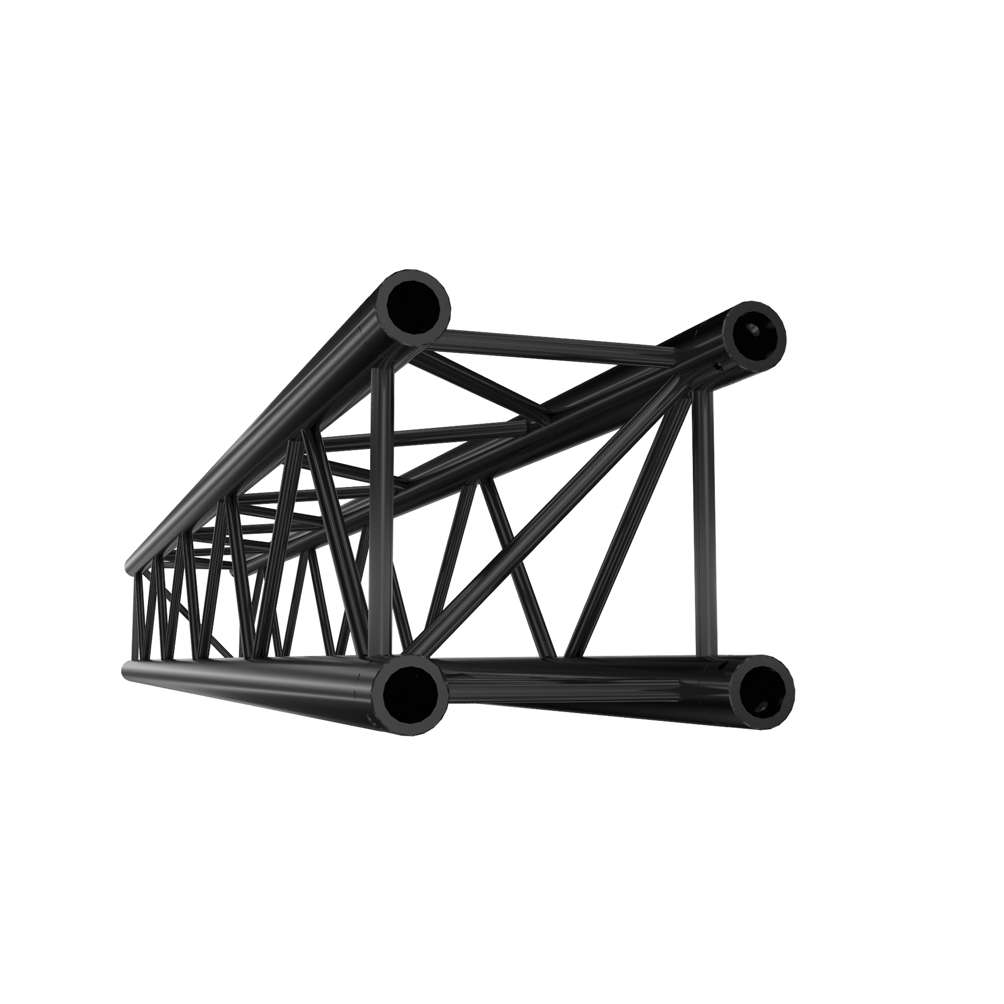 MILOS Pro-30 Square F Truss - Straight QTF2500 - 2500 mm - black - F