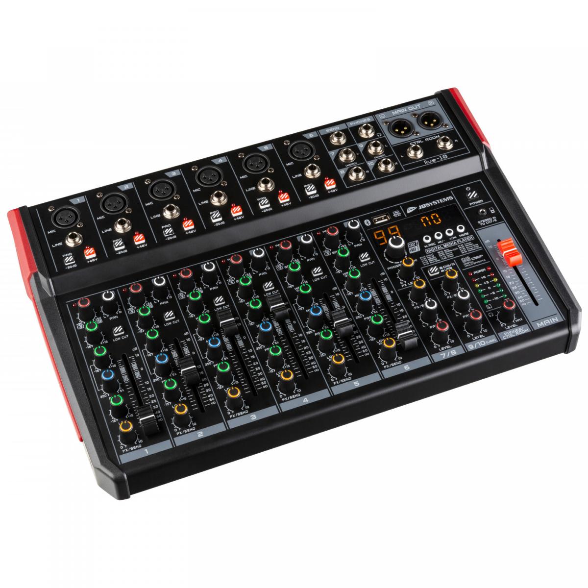 JB Systems LIVE-10 8-Kanal Mischpult JB Systems LIVE-10 8-Kanal Mischpult