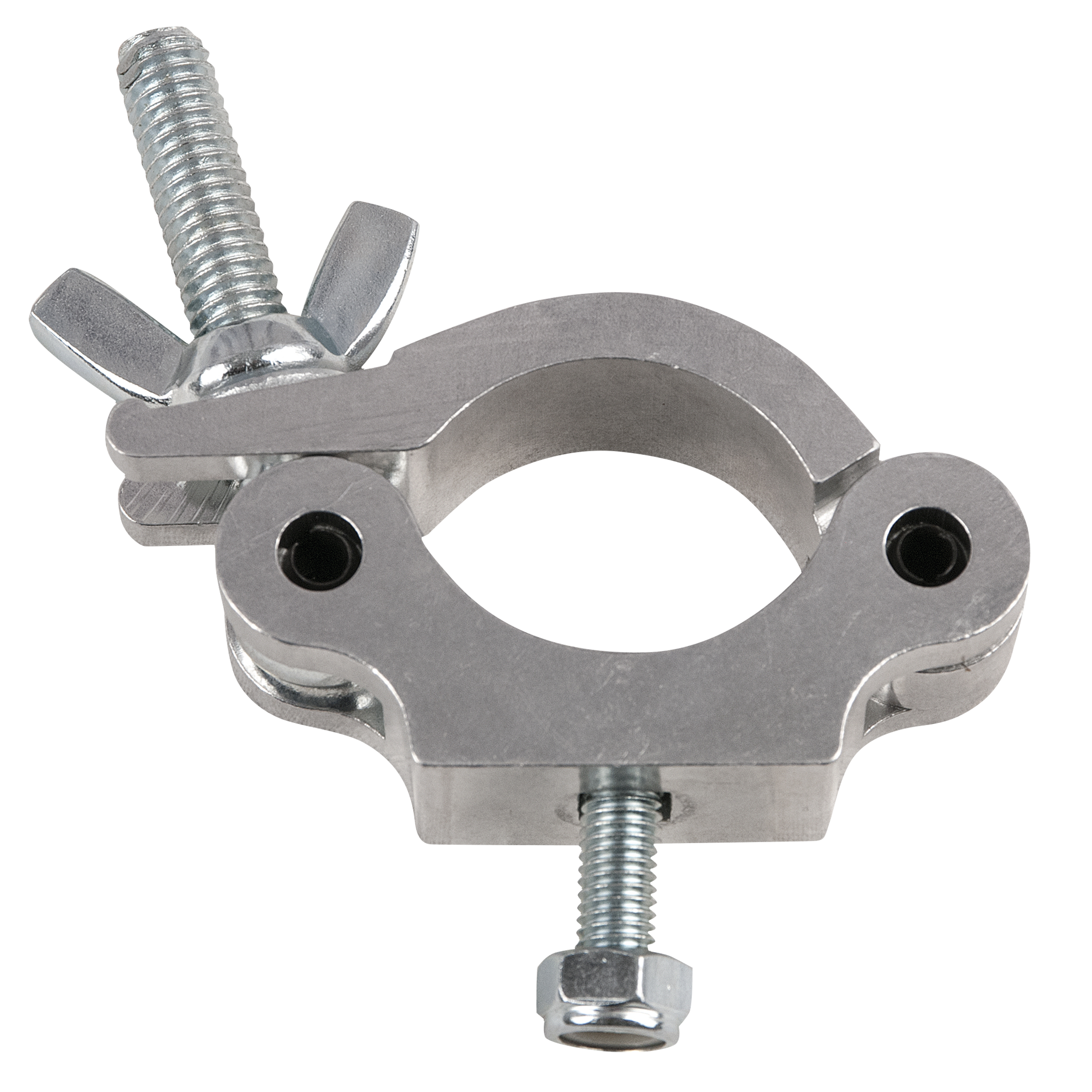 SHOWGEAR 50 mm Compact Half Coupler SWL: 150 kg - aluminium - silver Zulässige Nutzlast: 150 kg - Aluminium - Silber