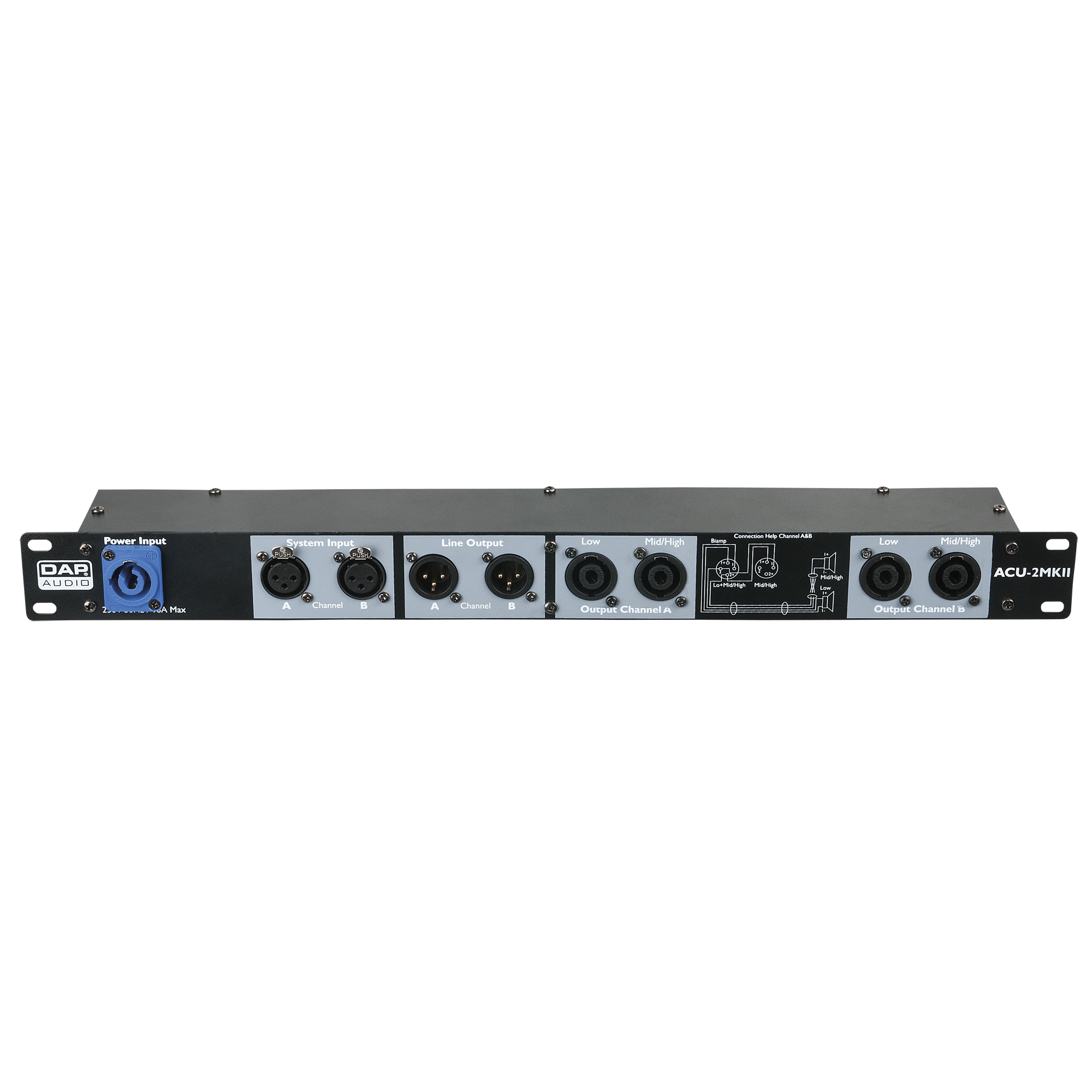 DAP ACU-100 Black Audio Connection Unit Audioanschlussgerät DAP ACU-100 Black Audio Connection Unit Audioanschlussgerät