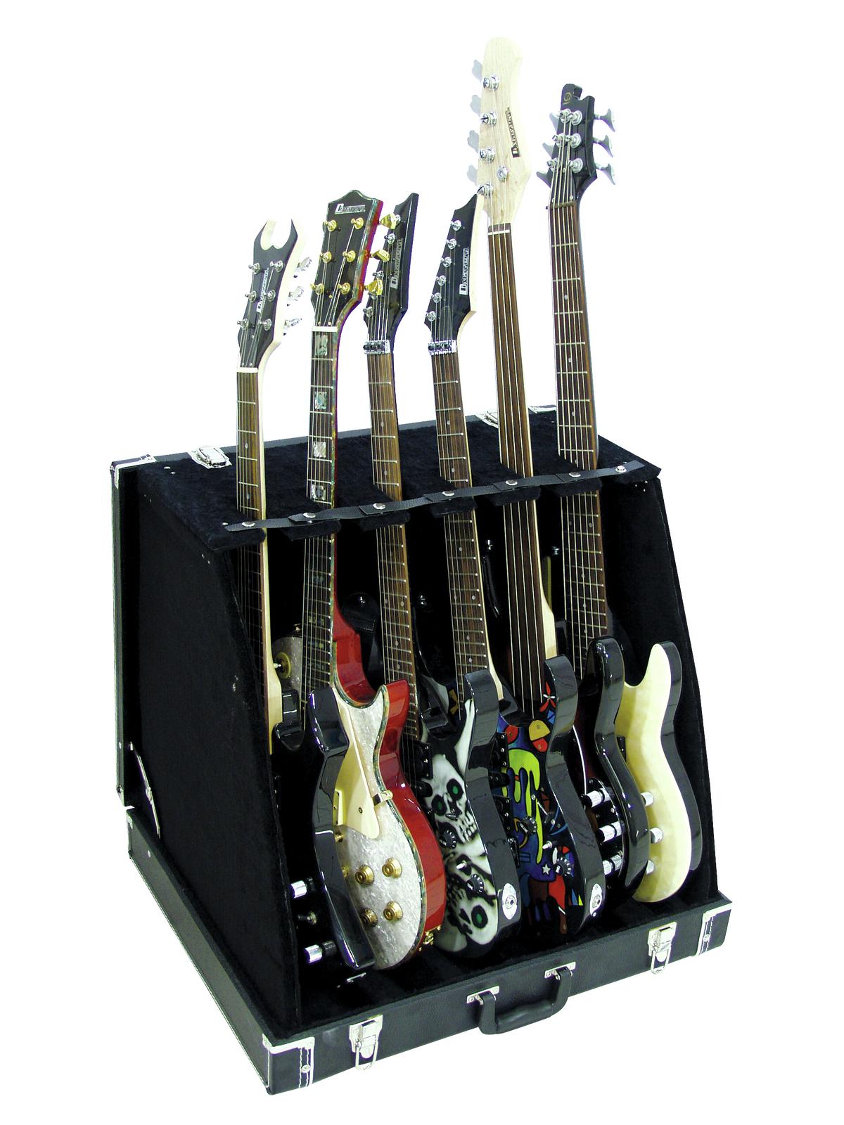 DIMAVERY Ständercase für 6 Gitarren DIMAVERY Ständercase für 6 Gitarren