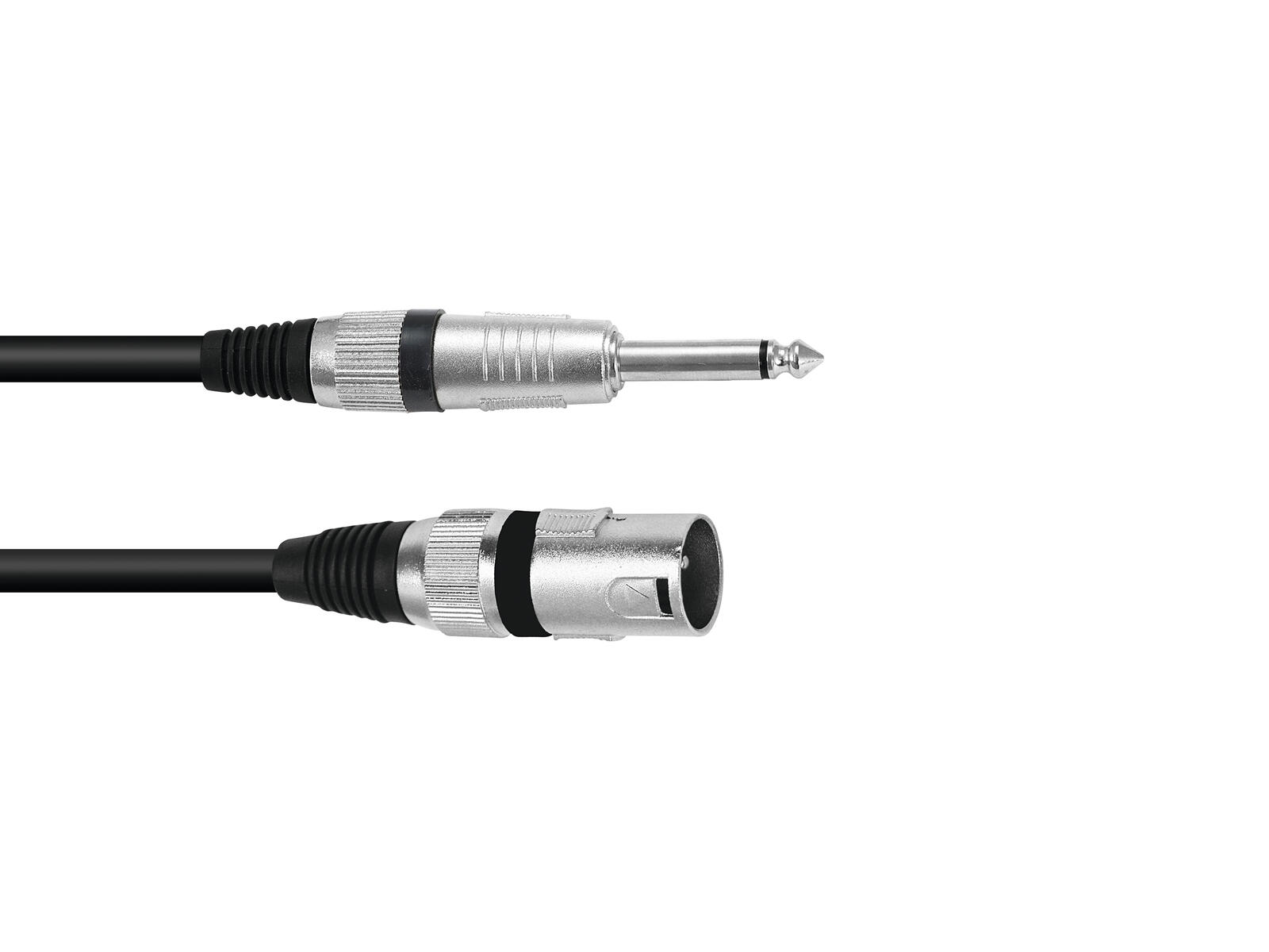 OMNITRONIC Adapterkabel XLR(M)/Klinke mono 5m sw OMNITRONIC Adapterkabel XLR(M)/Klinke mono 5m sw