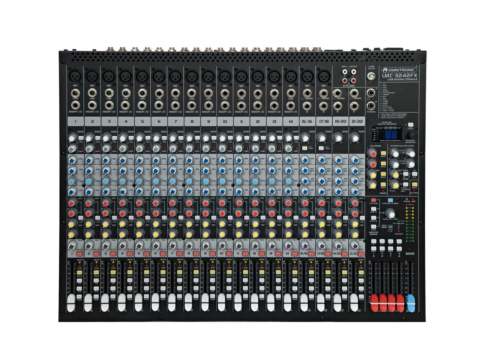 OMNITRONIC LMC-3242FX USB Mischpult OMNITRONIC LMC-3242FX USB Mischpult