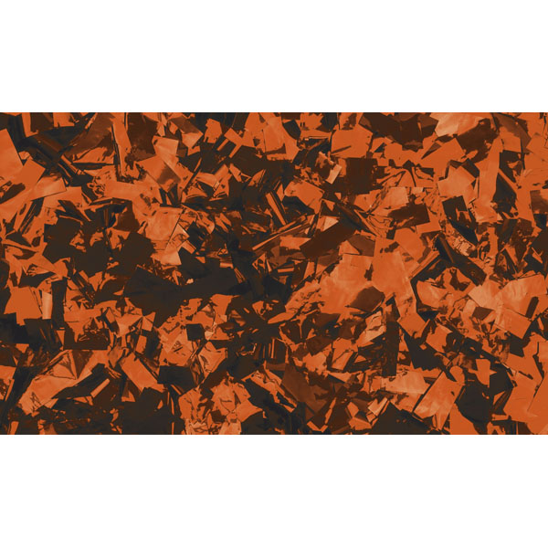 Showgear Show Confetti Metal Orange, Rechteckig, 1kg, feuerfest