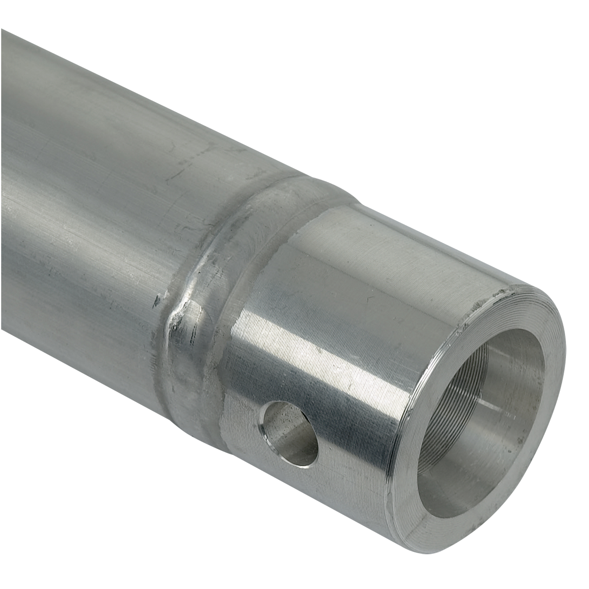 MILOS F Truss - Single Tube 50 mm F (Prolyte Ø 27,8 mm compatible), Silver, 3.000mm Tube F 3000 - incl. 1x female receiver - 300 cm - silver