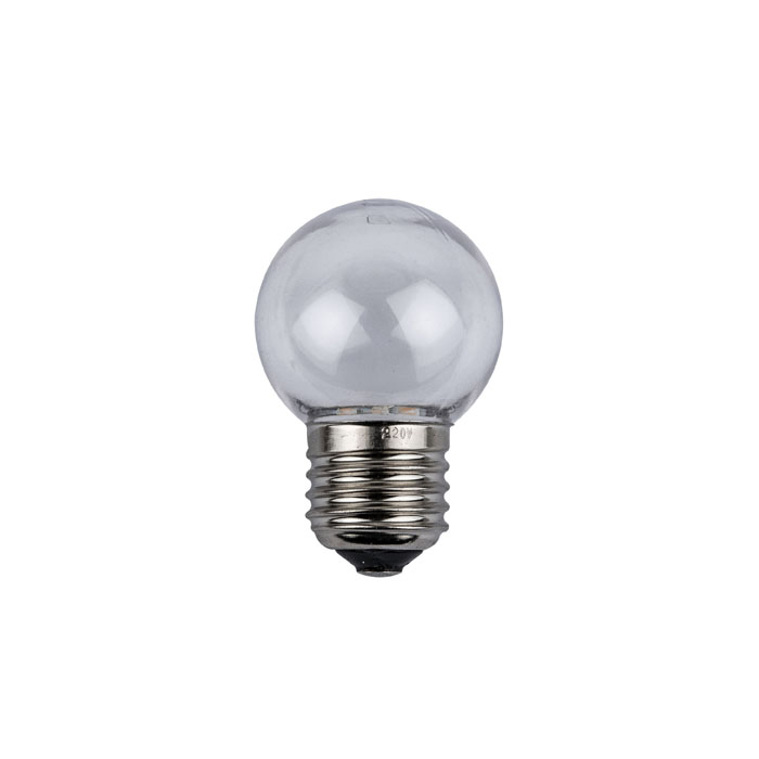 Showgear G45 LED Bulb E27 - WW - Clear 2 W - dimmbar
