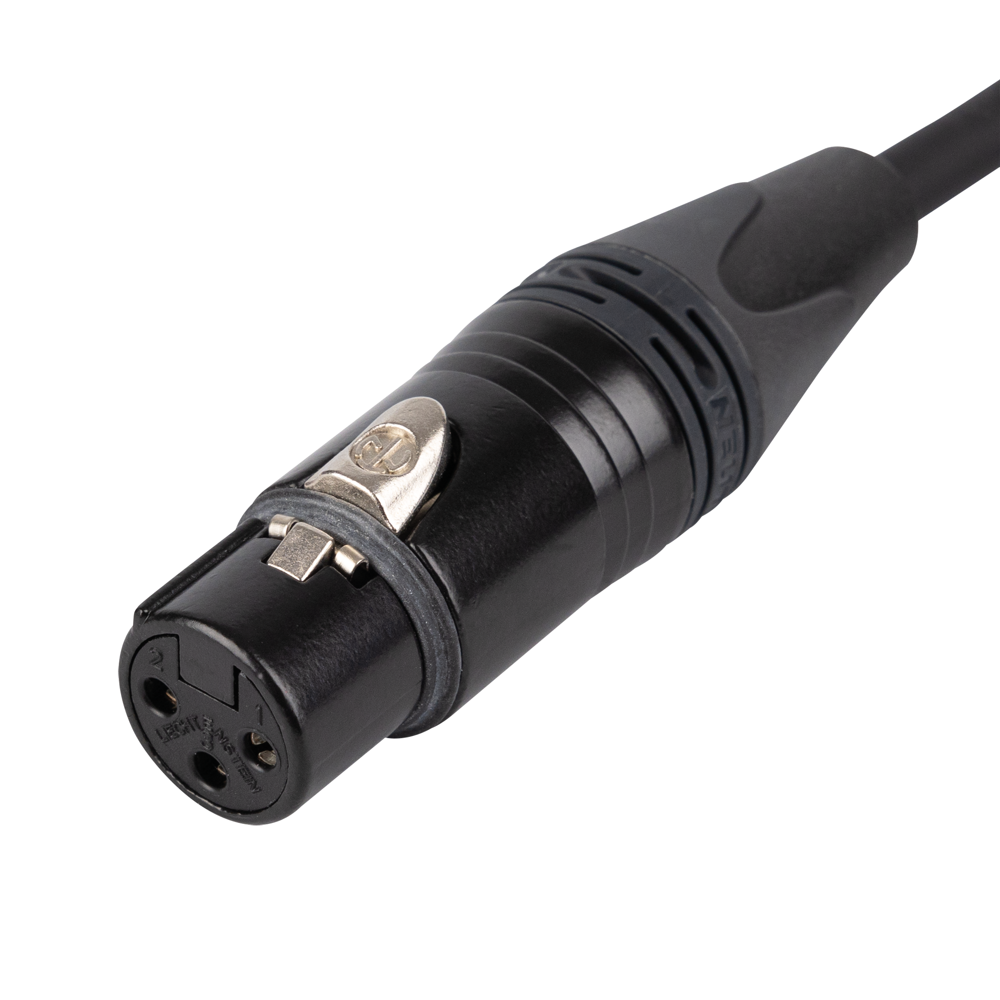 DAP FLN01 - Mic/Line Cable XLR M/F 3P Neutrik NC3-BAG Series 15 m 15 m - versilbert