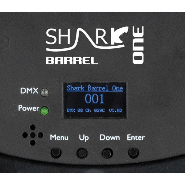 Showtec Shark Barrel One Kompakte 100 W LED Barrel Scanner