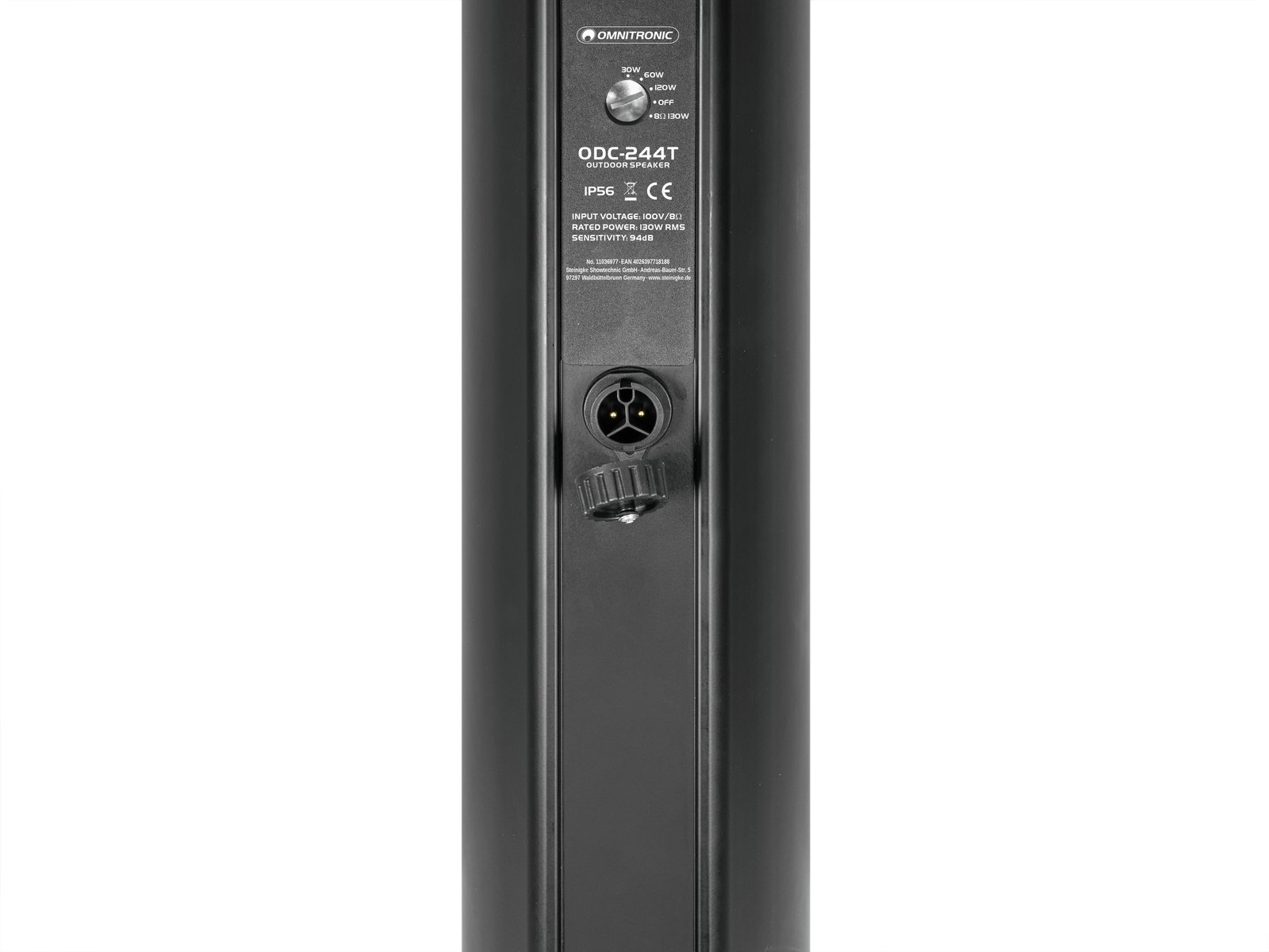 OMNITRONIC ODC-244T Outdoor-Säulenlautsprecher schwarz OMNITRONIC ODC-244T Outdoor-Säulenlautsprecher schwarz