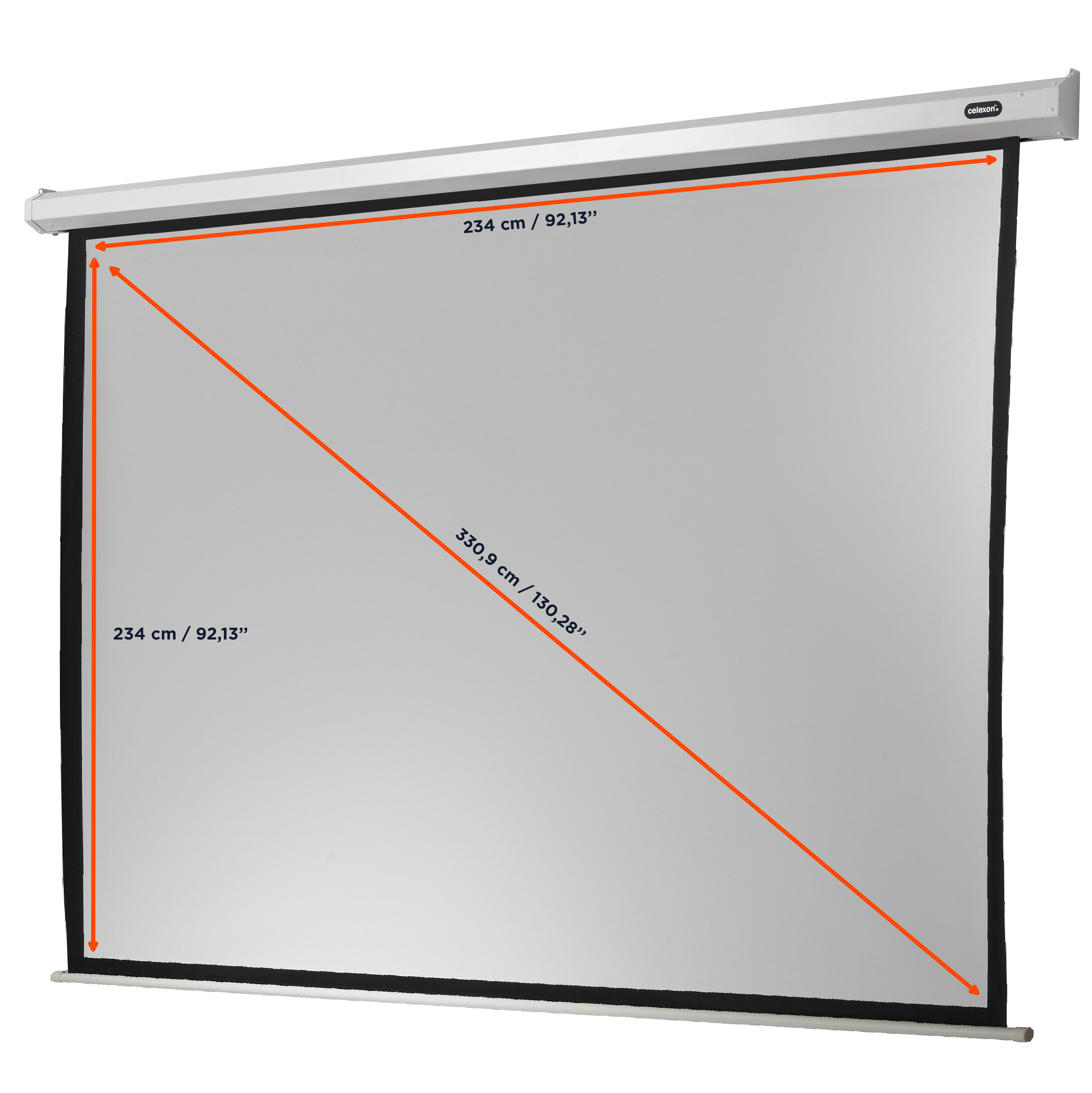 celexon Leinwand Motor Economy 240 x 240 cm