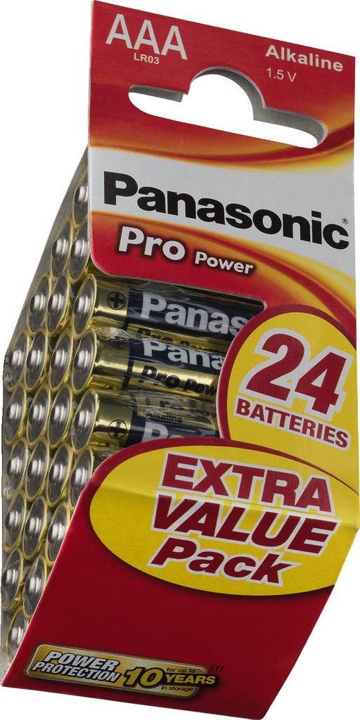 MONACOR LR-03/24 Alkaline-Micro-Batterien (AAA), PANASONIC MONACOR LR-03/24 Alkaline-Micro-Batterien (AAA), PANASONIC