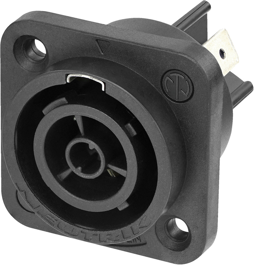 MONACOR NAC3FPX-TOPSB NEUTRIK-POWERCON-Einbaubuchse