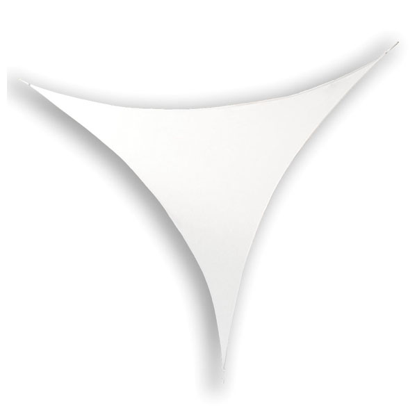 Wentex Stretch Shape Triangle White 250cm x 125cm, Weiß