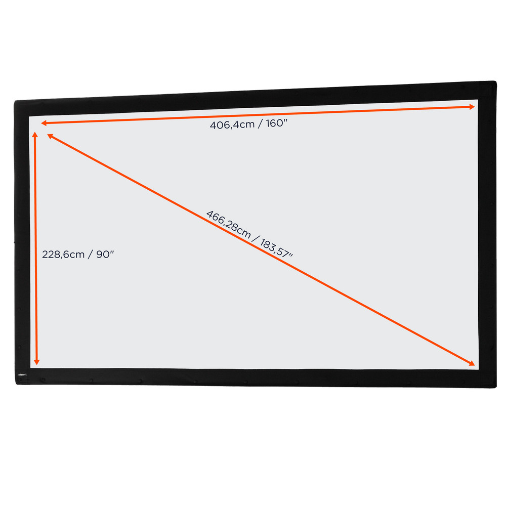 celexon Tuch für Faltrahmen Mobil Expert - 406 x 228 cm