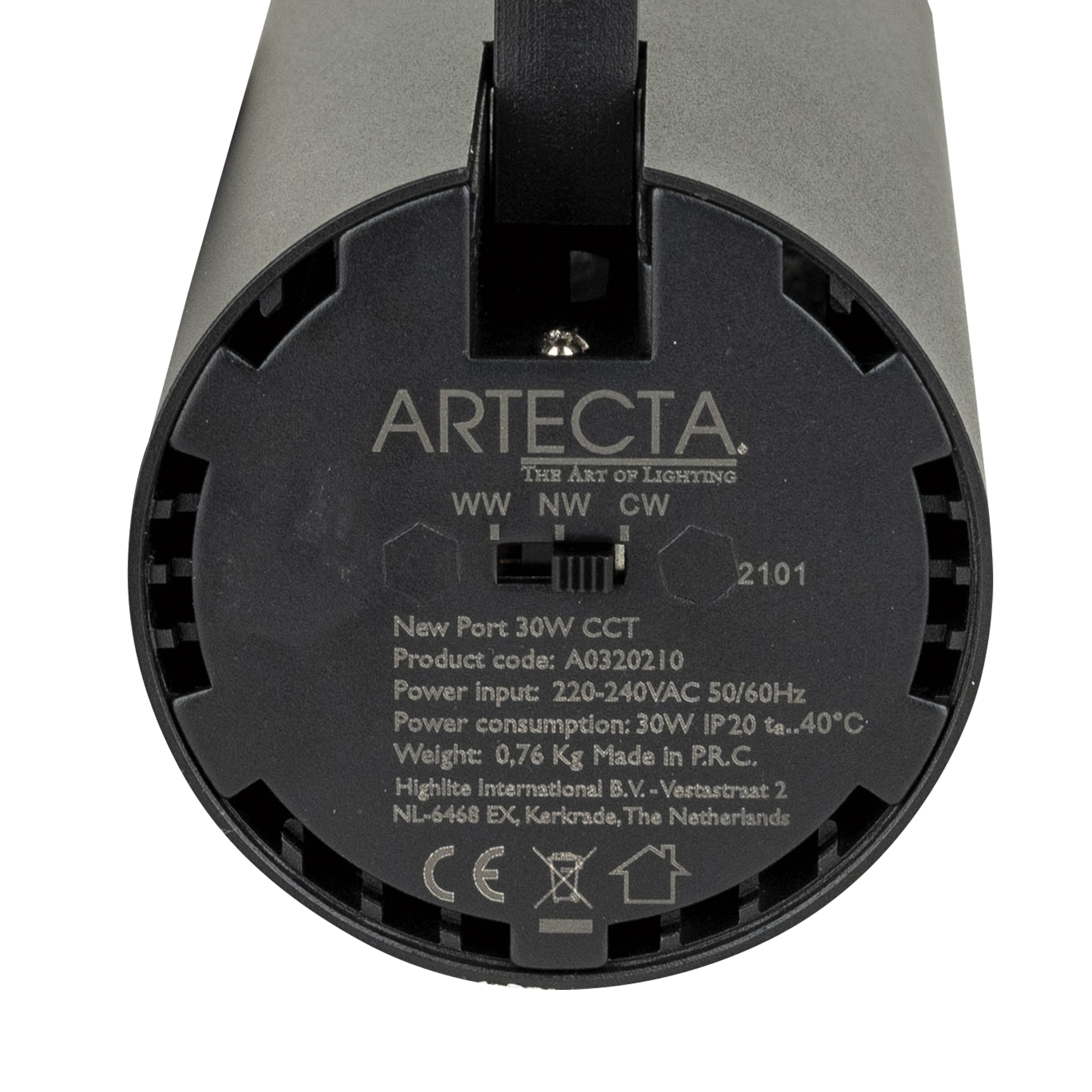 Artecta New Port 30 W CCT 38° Schwarz