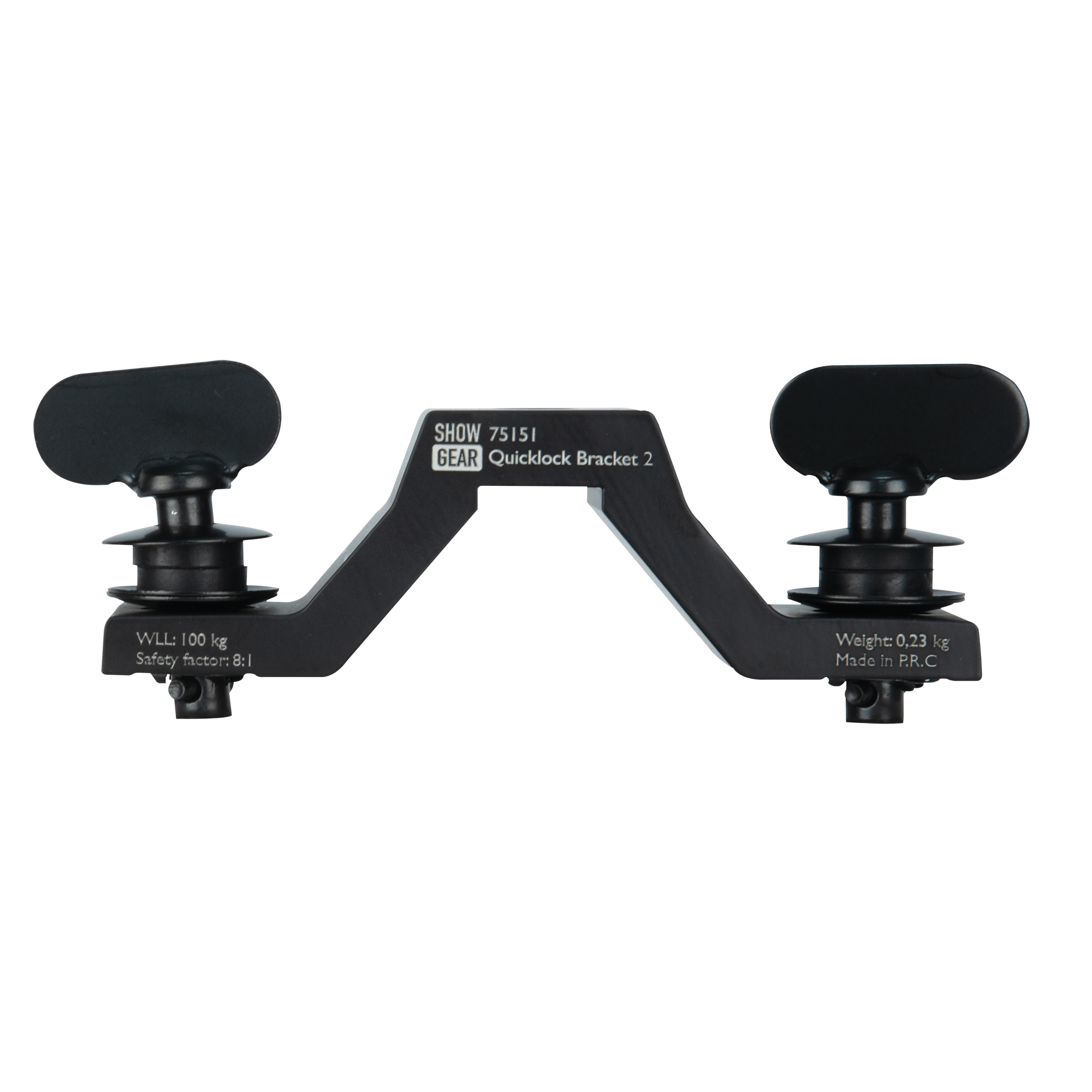 SHOWGEAR QuickLock Bracket 2 107 mm Abstand von Mitte zu Mitte