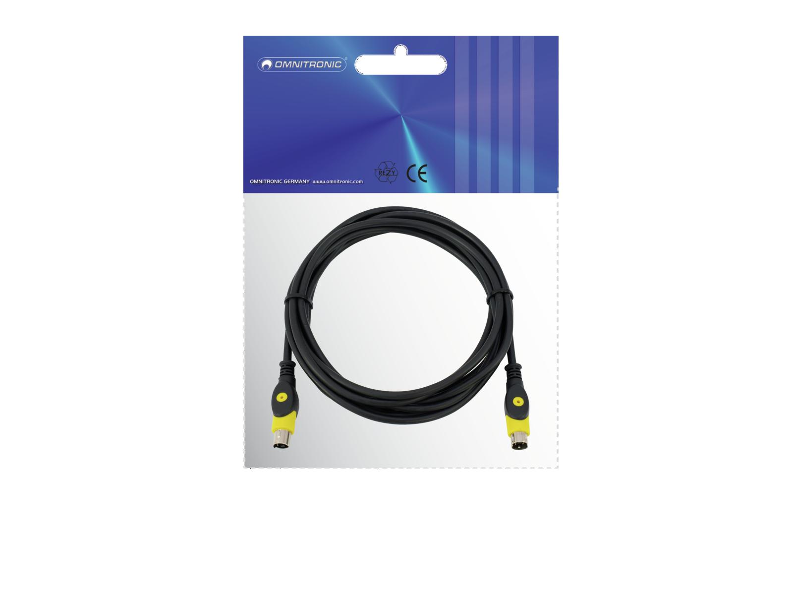 OMNITRONIC S-Video Kabel 3m OMNITRONIC S-Video Kabel 3m
