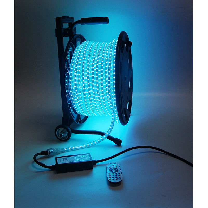 LED Strip Rolle 50m RGB 230V IP65 mit Controller LED Strip Rolle 50m RGB 230V IP65 mit Controller