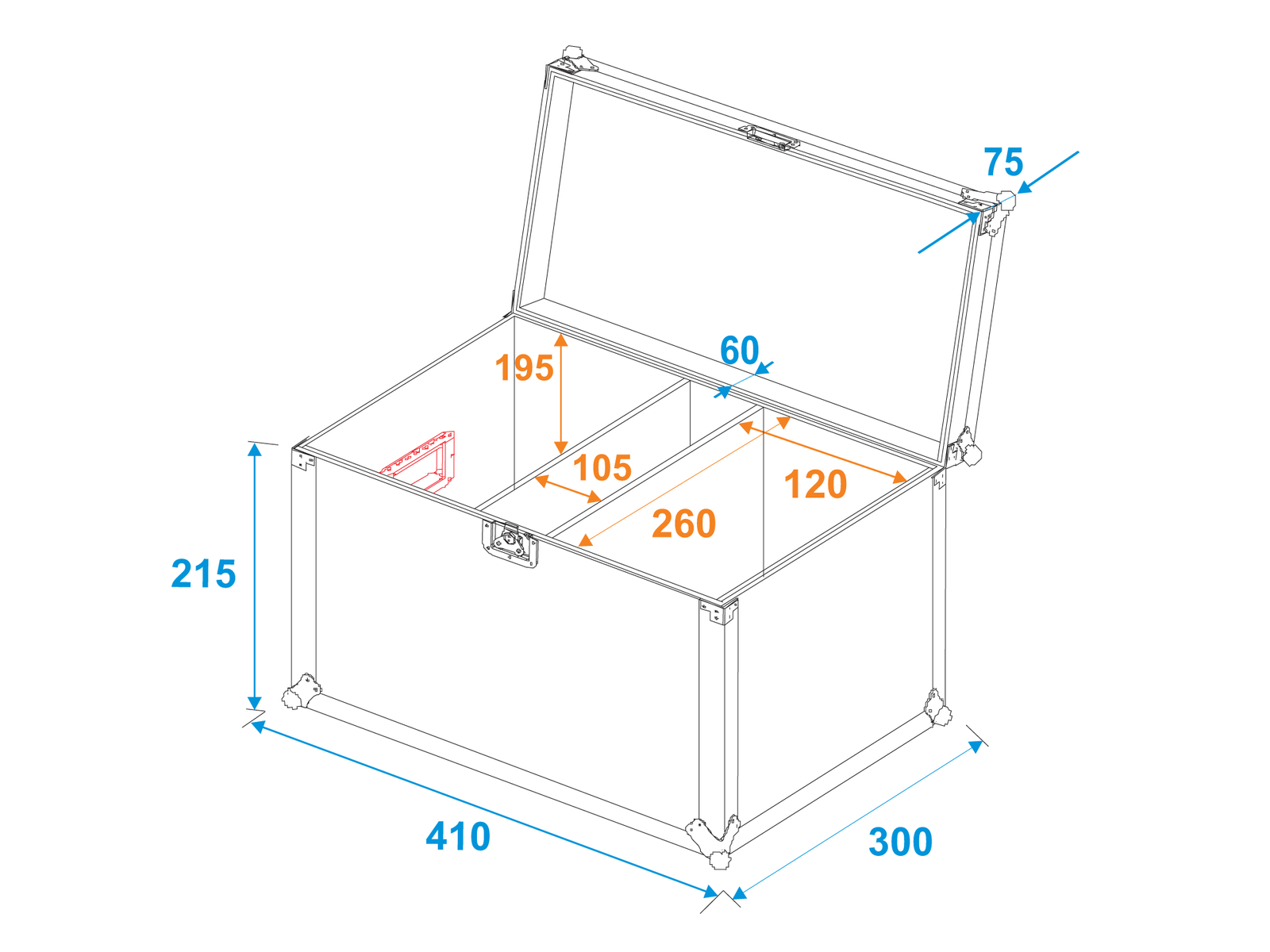 ROADINGER Flightcase 2 x LED CBB-2 COB Leiste ROADINGER Flightcase 2 x LED CBB-2 COB Leiste