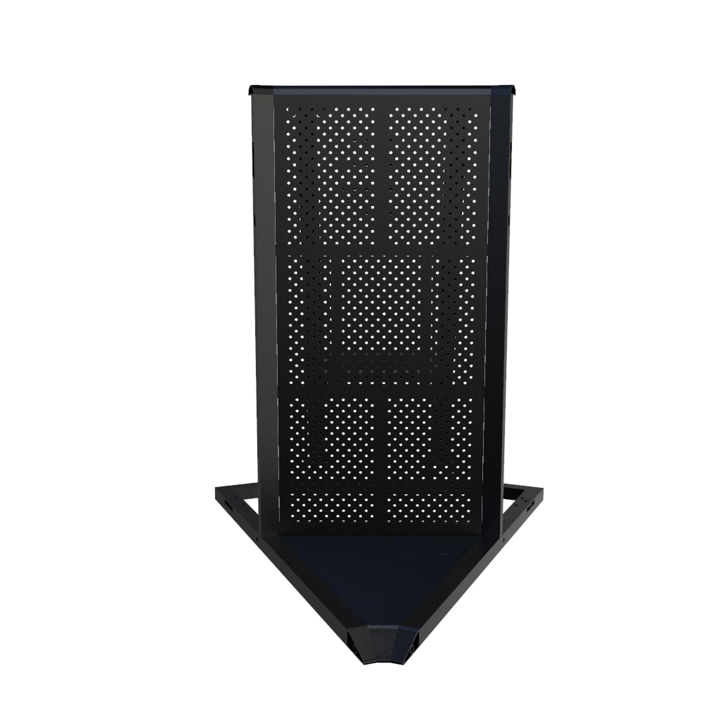 Crash Barrier - Ecke 45° negativ BLACK Crash Barrier - Ecke 45° negativ BLACK
