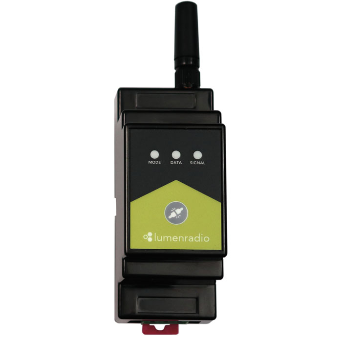 LUMENRADIO Galileo TX Single Universe DIN-rail W-DMX Transmitter with Bluetooth W-DMX-Sender für DIN-Schiene mit Bluetooth und einem Universum LUMENRADIO Galileo TX Single Universe DIN-rail W-DMX Transmitter with Bluetooth W-DMX-Sender für DIN-Schiene mit Bluetooth und einem Universum