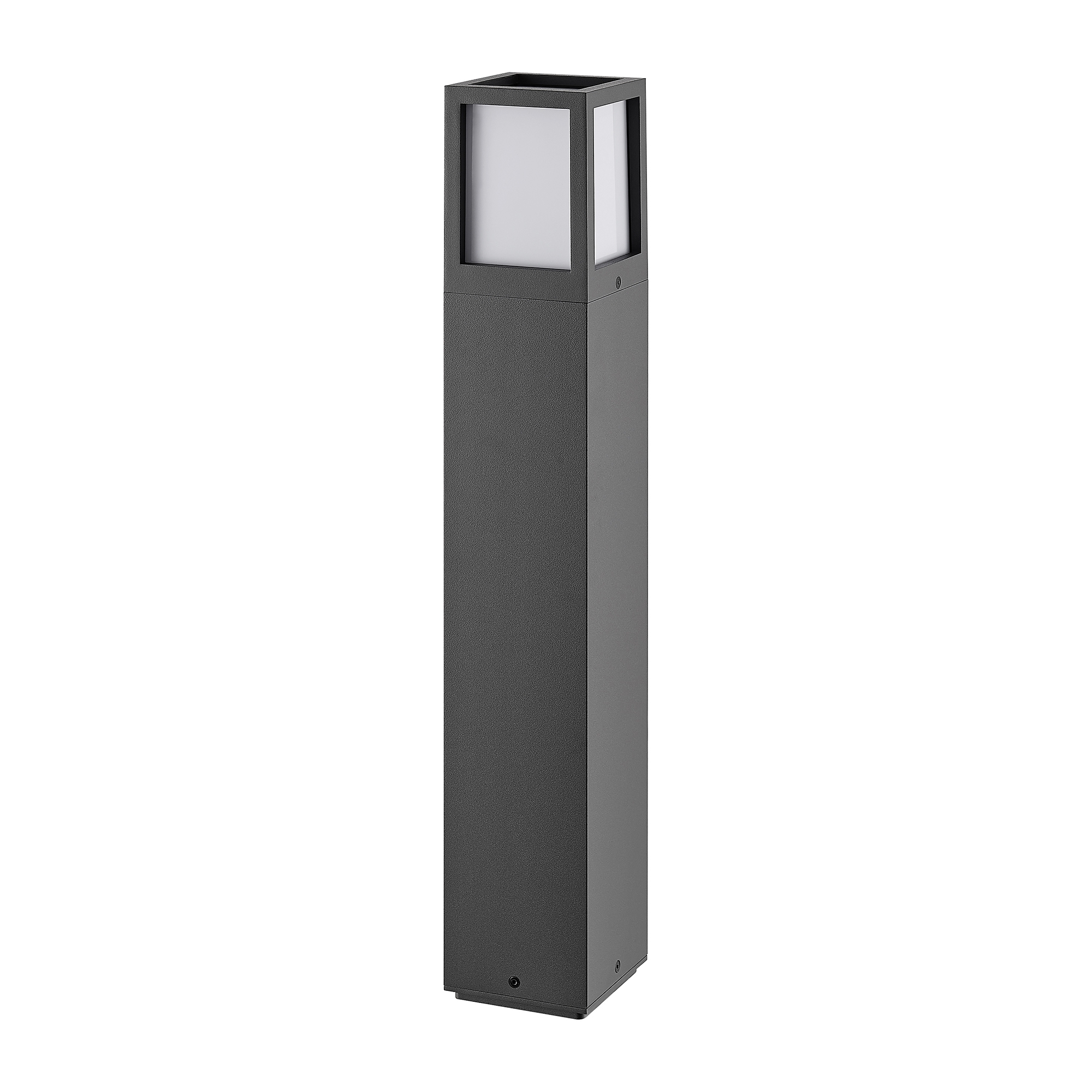 Facado 2 Square opal 650mm, 1x max 20 W, E27, Dunkelgrau