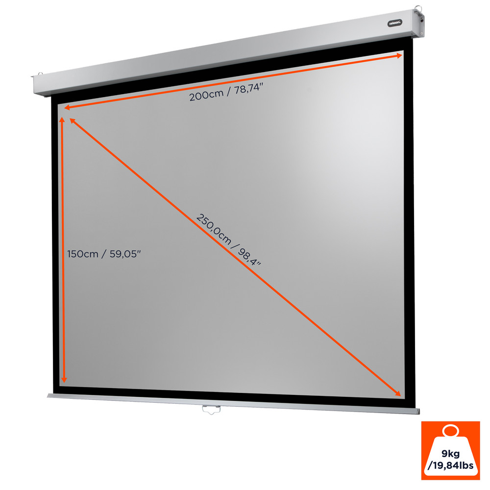 celexon Leinwand Rollo Professional Plus 200 x 150 cm - 98"