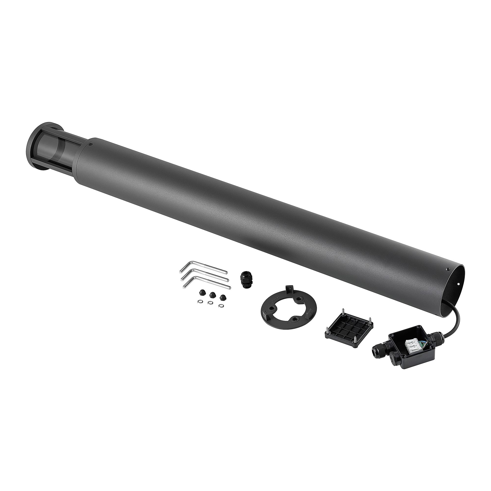 Facado 2 Round getönt 1000mm, 1x max 20 W, E27, Dunkelgrau Facado 2 Round getönt 1000mm, 1x max 20 W, E27, Dunkelgrau