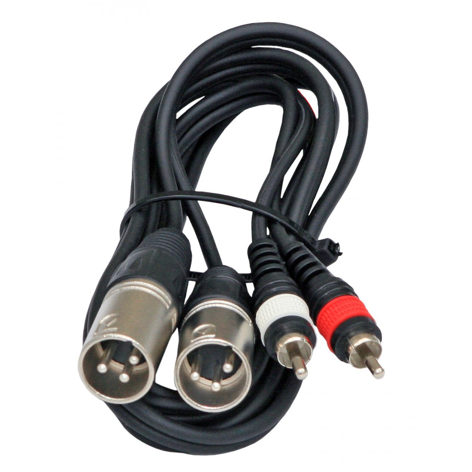 HILEC Audiokabel Cinchstecker auf XLR Stecker