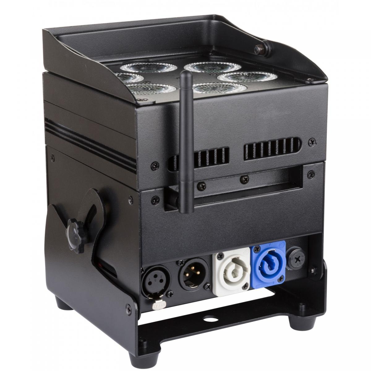 JB Systems ACCU COLOR Black Akku LED Scheinwerfer 6 x 10 Watt RGBWA