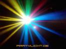 Lichteffekt bunt, bewegt für Party Disco Deko Event Hochzeit Feier