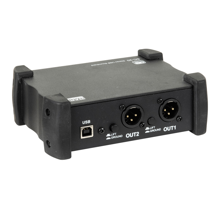 DAP SC-20 PC / MAC USB-Eingang - 2x XLR-Ausgang