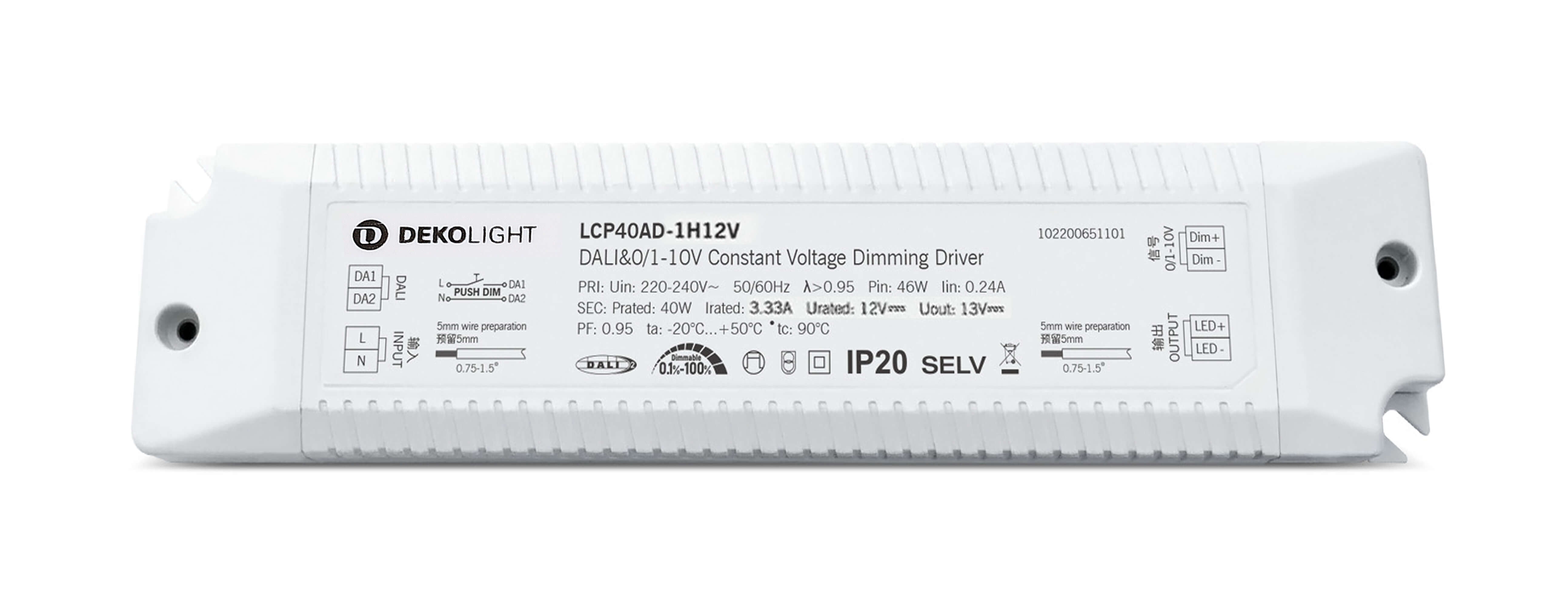 BASIC, DIM, CV, LCP40AD-1H12V BASIC, DIM, CV, LCP40AD-1H12V