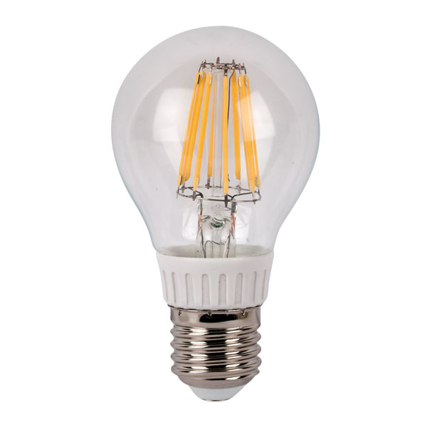 Showgear LED Bulb Clear WW E27 8W, dimmbar
