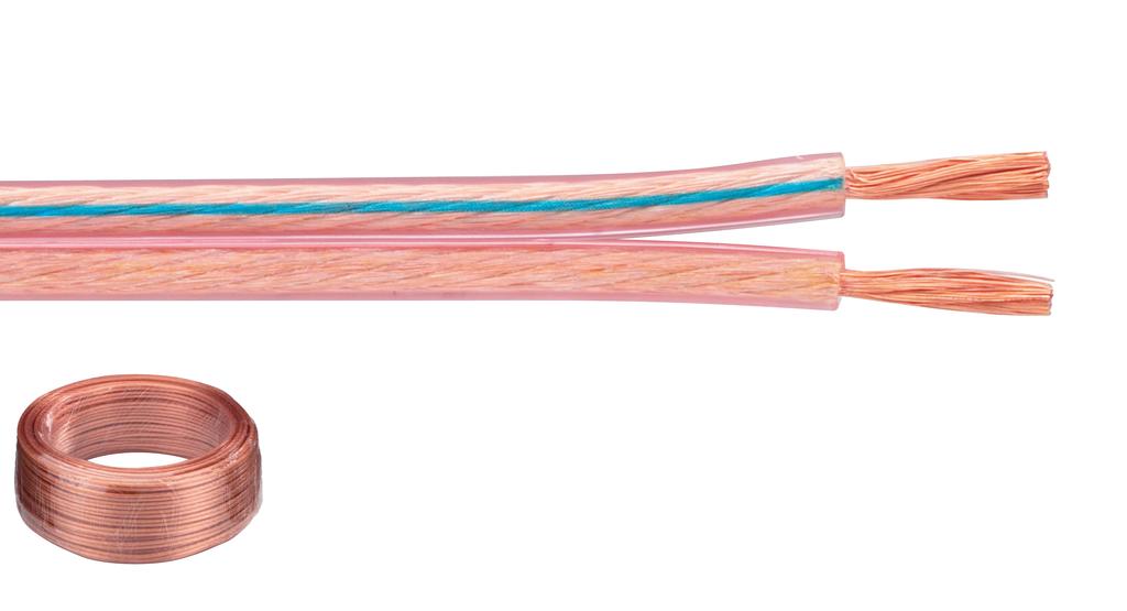 MONACOR SPC-15 Lautsprecherkabel, 2 x 1,5 mm2, 50 m, “HIGH QUALITY”