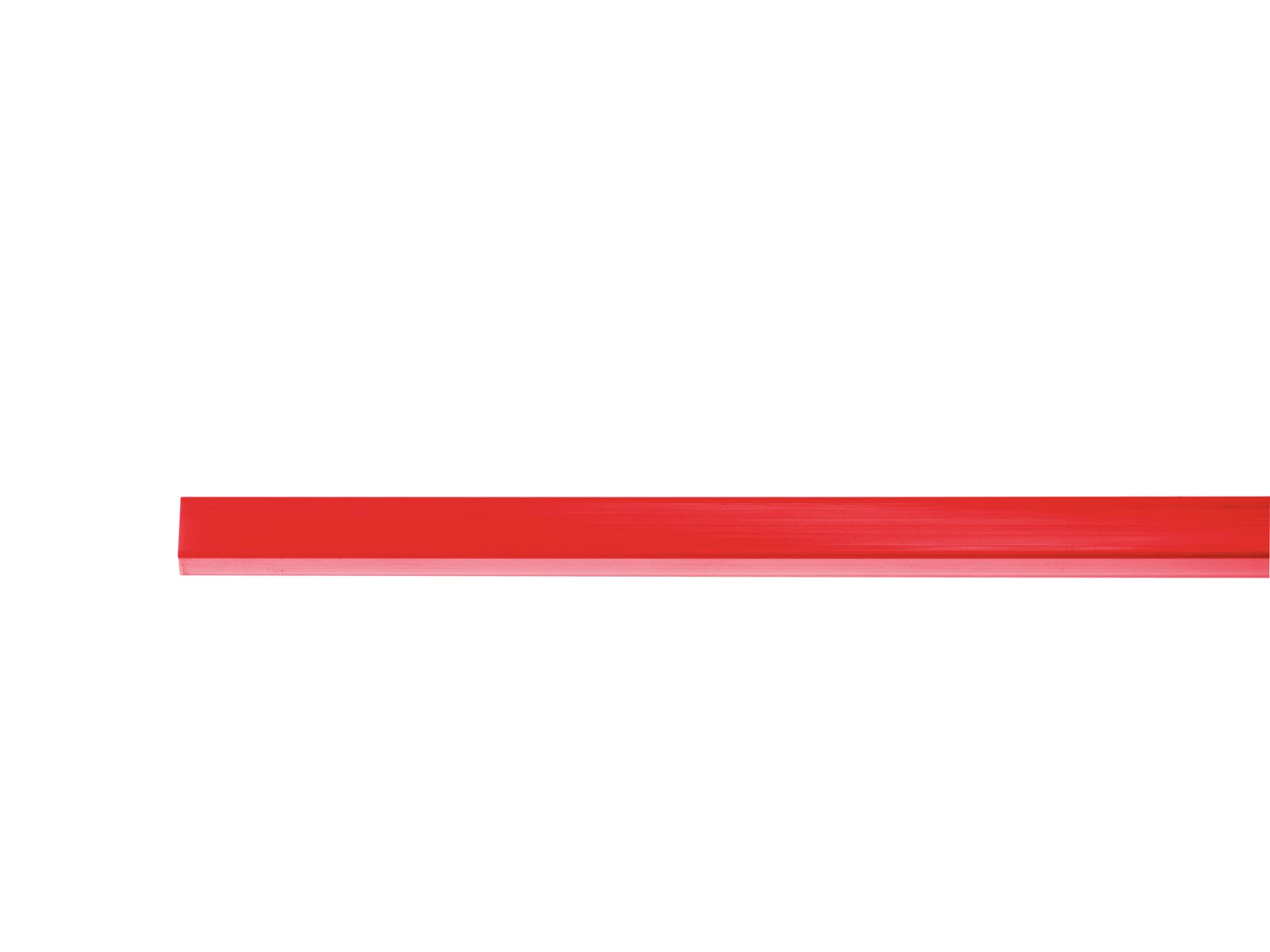 EUROLITE Leer-Rohr 10x10mm rot UV-aktiv 2m EUROLITE Leer-Rohr 10x10mm rot UV-aktiv 2m