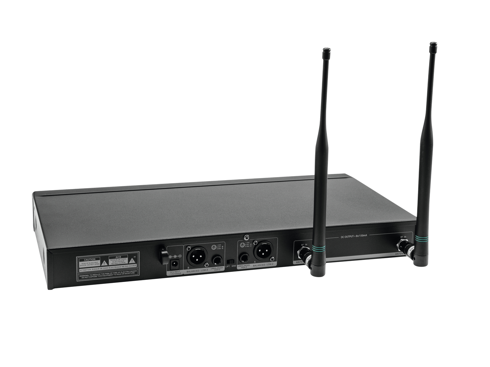 RELACART UR-222D 2-Kanal UHF-Empfänger 823-832 + 863-865 MHz RELACART UR-222D 2-Kanal UHF-Empfänger 823-832 + 863-865 MHz