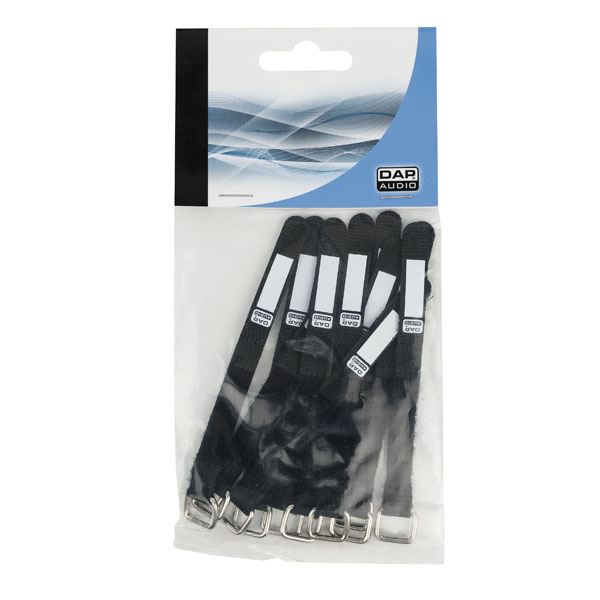 SHOWGEAR Hook and Loop Fastener 120 x 10 mm - Schwarz - 10er Set SHOWGEAR Hook and Loop Fastener 120 x 10 mm - Schwarz - 10er Set