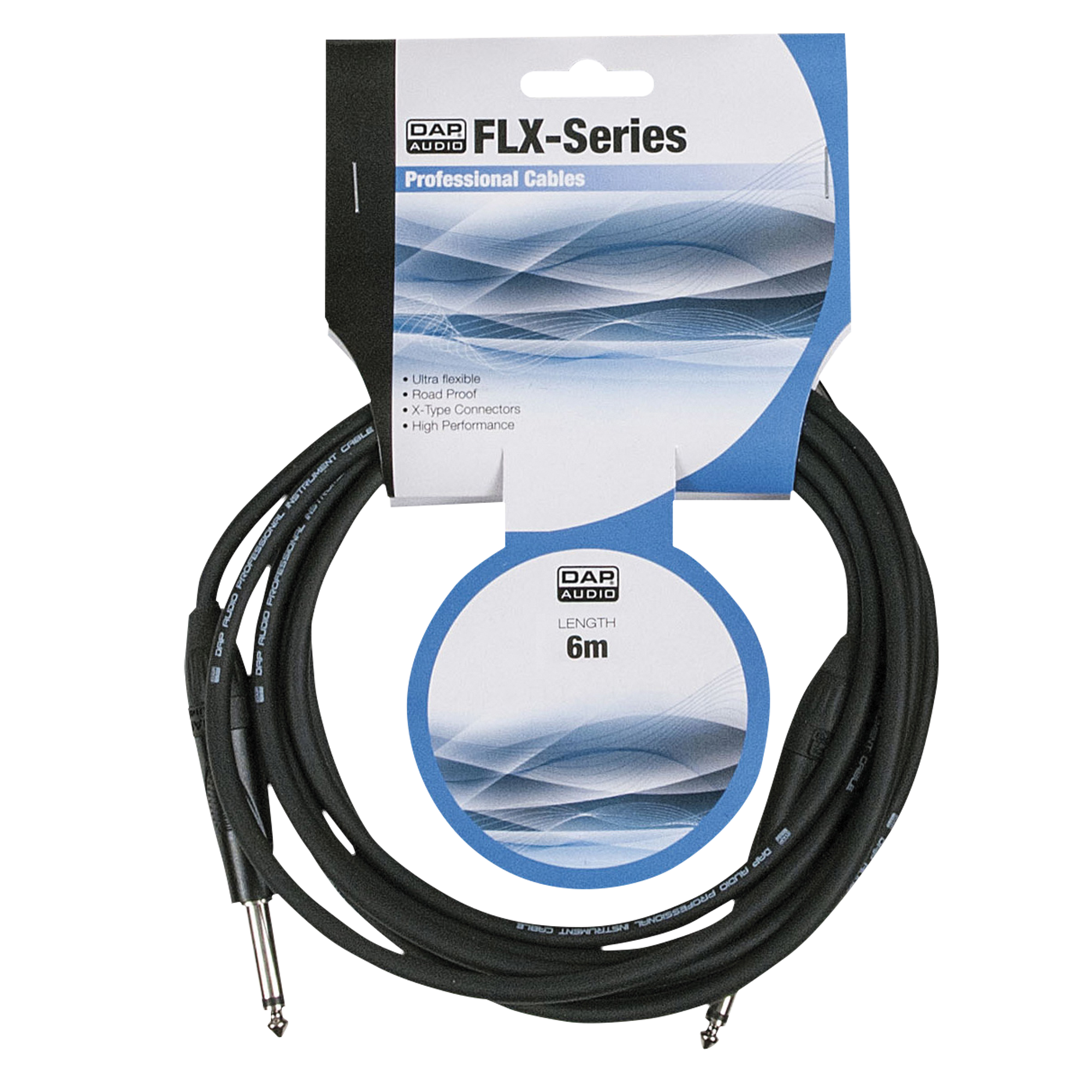 DAP FLX05 - unbal. Jack mono to Jack mono X-type 6 m 6m X-Type
