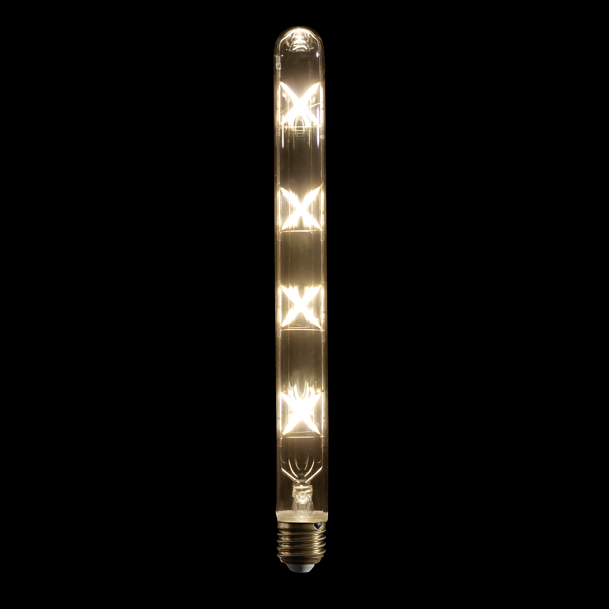 SHOWGEAR LED Filament Bulb T9 300 mm - dimmable - crossed filament 300 mm - di mmbar - gezackter Draht SHOWGEAR LED Filament Bulb T9 300 mm - dimmable - crossed filament 300 mm - di mmbar - gezackter Draht