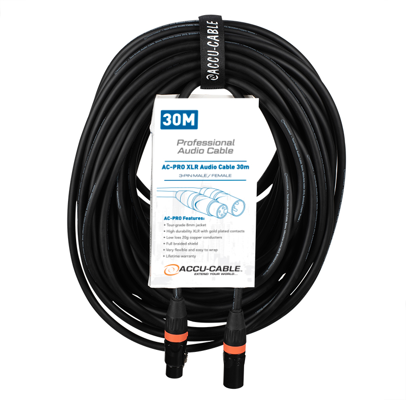 AC-PRO XLR audio cable 30m
