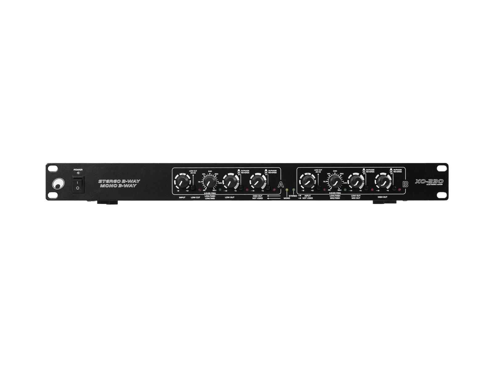 OMNITRONIC XO-230 Aktive Frequenzweiche OMNITRONIC XO-230 Aktive Frequenzweiche