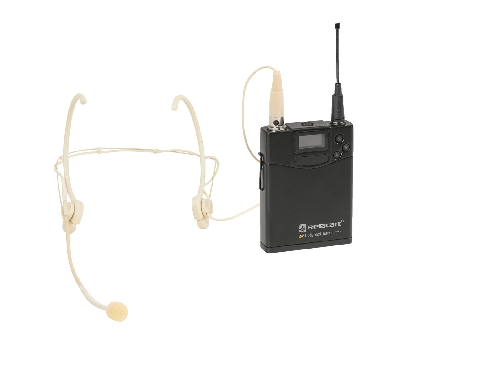 RELACART UT-222 Bodypack mit HM-600S Headset RELACART UT-222 Bodypack mit HM-600S Headset