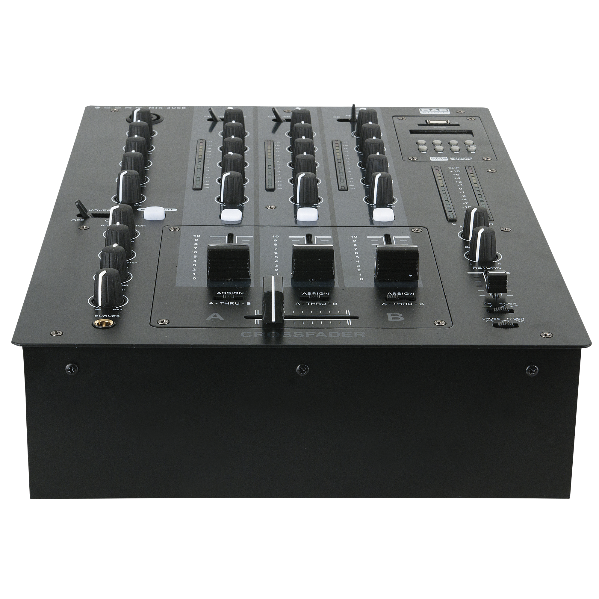DAP CORE MIX-3 USB Dreikanal-DJ-Mixer mit USB-Schnittstelle