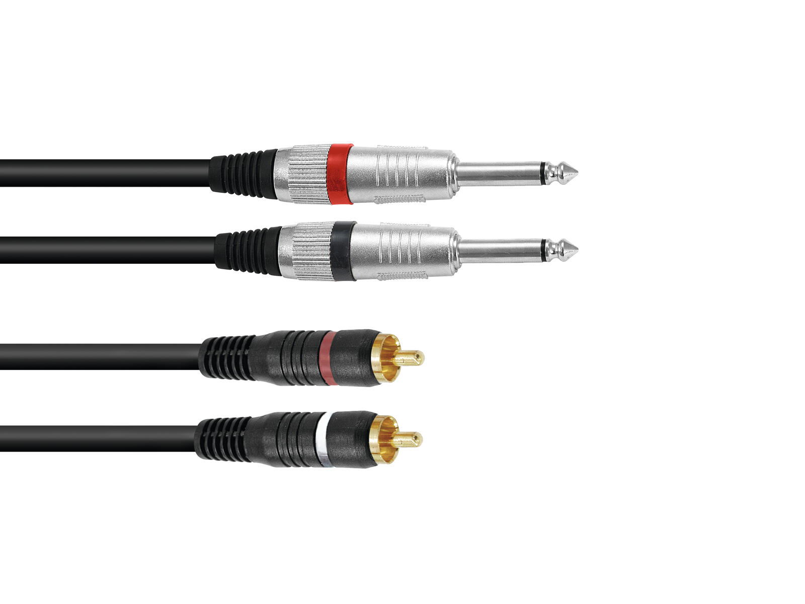 OMNITRONIC Adapterkabel 2xKlinke/2xCinch 1,5m sw OMNITRONIC Adapterkabel 2xKlinke/2xCinch 1,5m sw