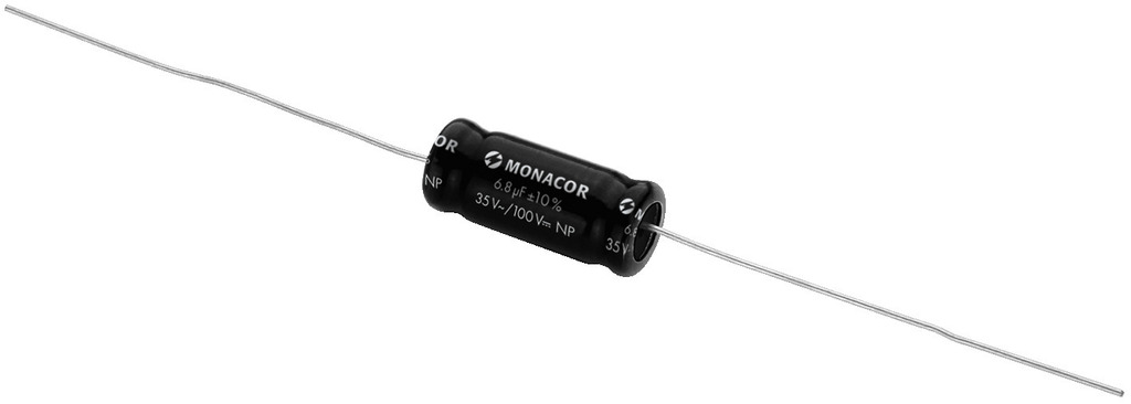MONACOR LSC-68NP Bipolare Elektrolytkondensatoren, 6,8 µF