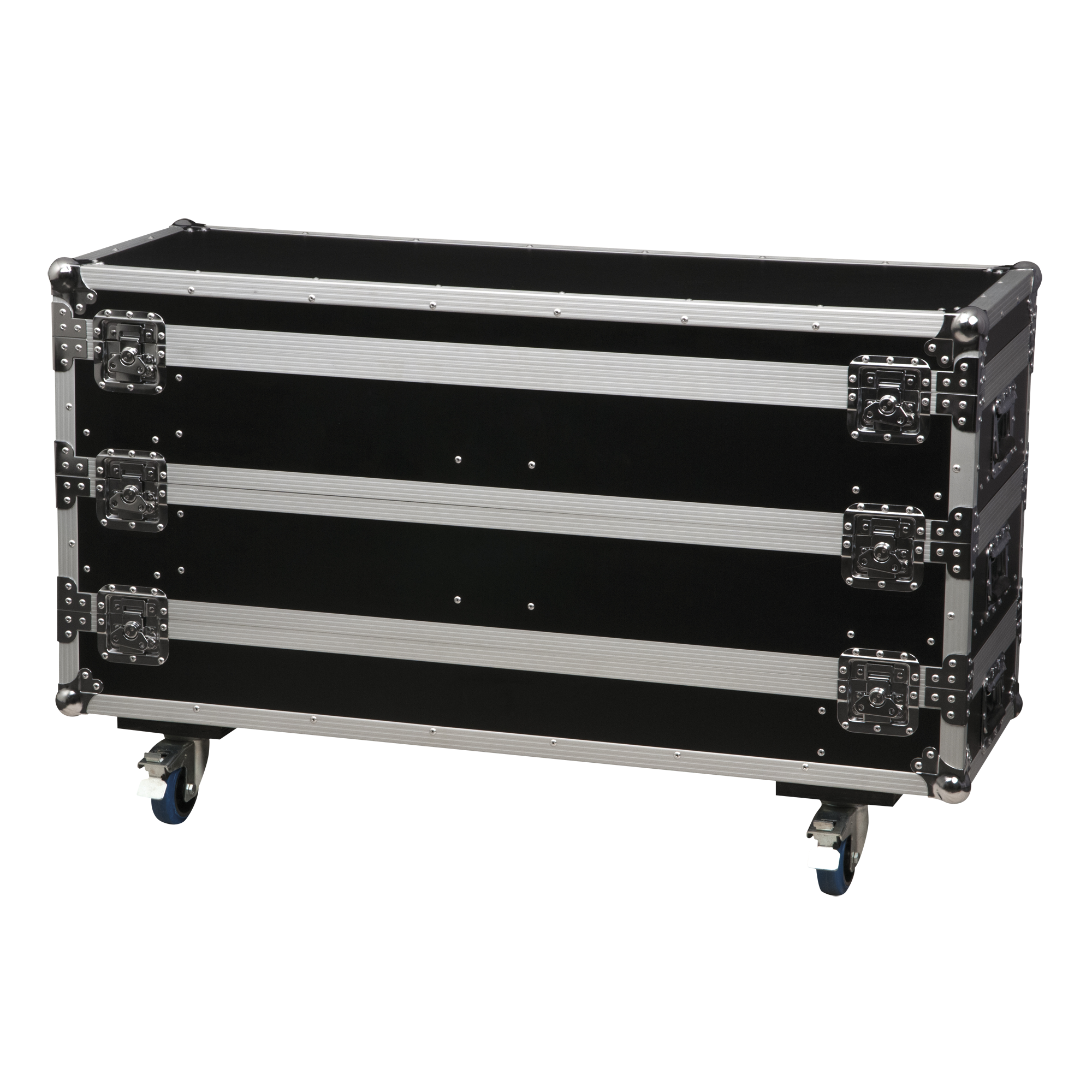 SHOWTEC Case for 12x Sunstrip Active 3 stapelbare Fächer mit Zubehörfach SHOWTEC Case for 12x Sunstrip Active 3 stapelbare Fächer mit Zubehörfach