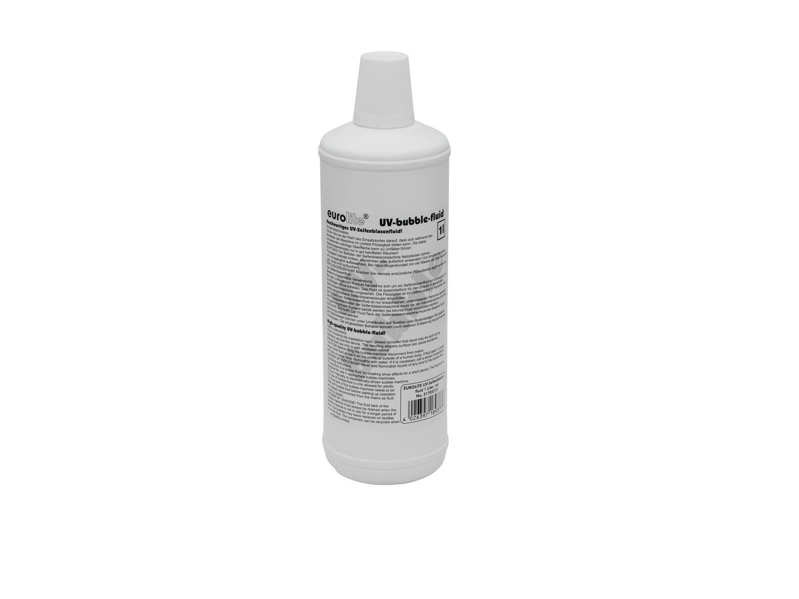 EUROLITE UV-Seifenblasenfluid 1l rot EUROLITE UV-Seifenblasenfluid 1l rot