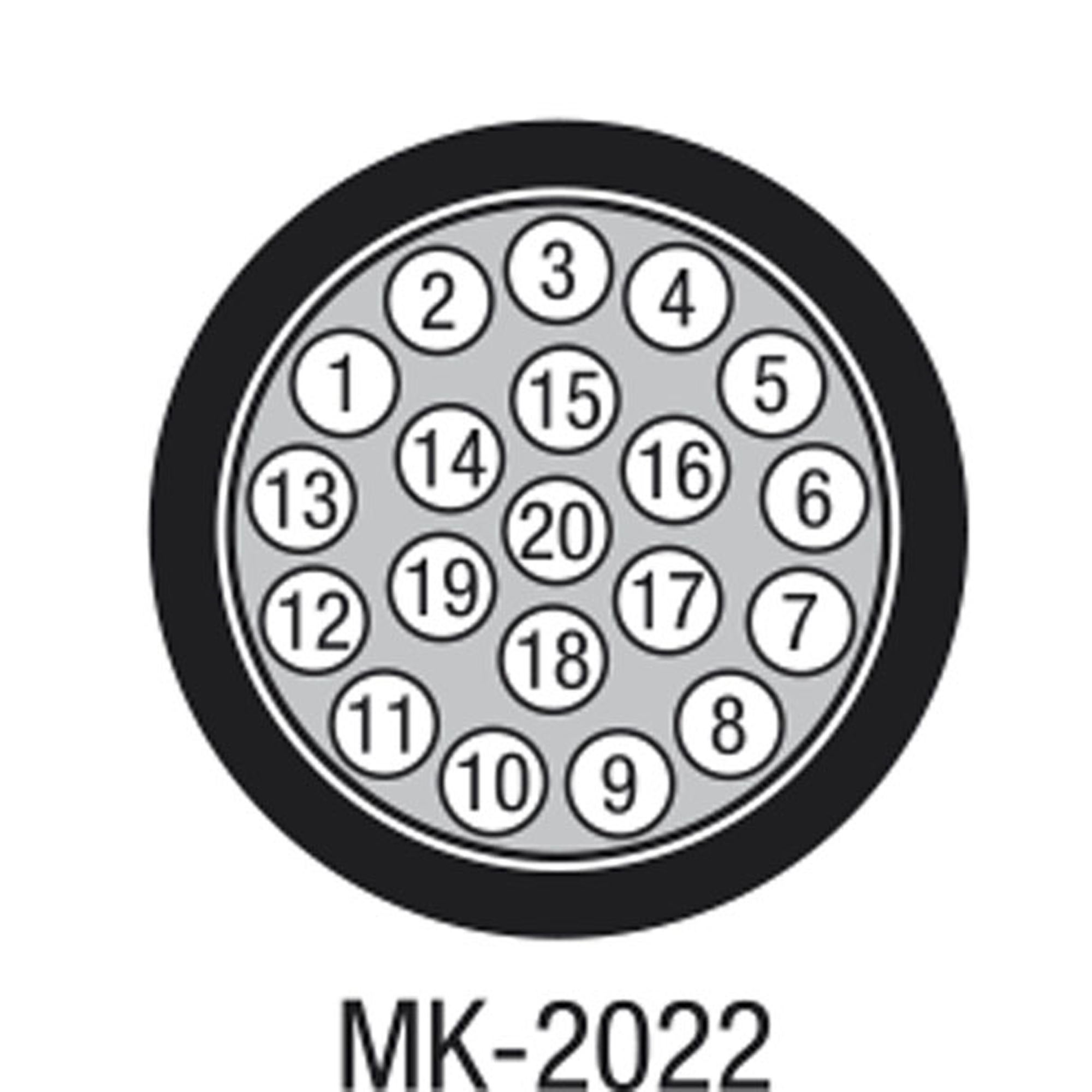 DAP MK-2022 Studio Multicore 20-paariges Kabel